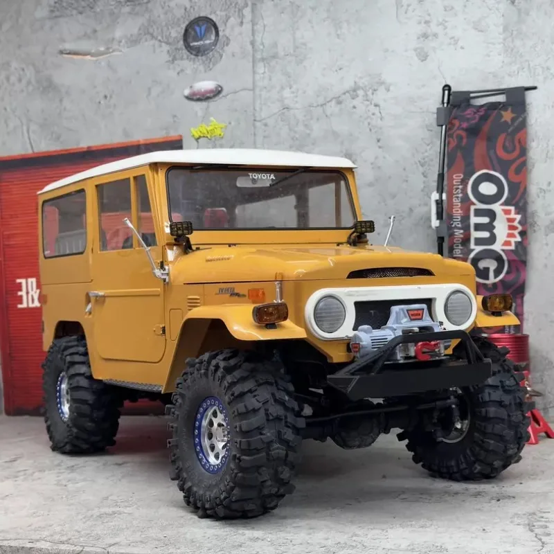 Фото Передний бампер FMS 1/10 для радиоуправляемого краулера Land Cruiser FJ40 – нейлоновый бампер-кенгурятник для FJ40, запчасти для тюнинга внедорожников №2