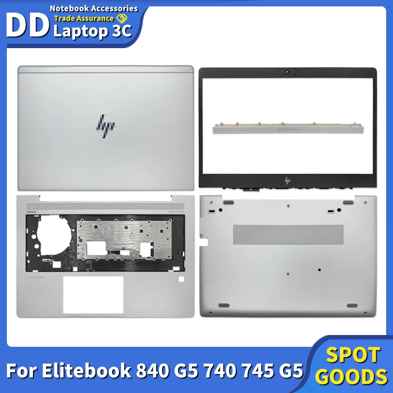 

New Laptop LCD Back Cover/Front Bezel/Palmrest/Bottom Case For HP Elitebook 840 G5 740 745 G5 L15501-001 L62729-001 L62746-001