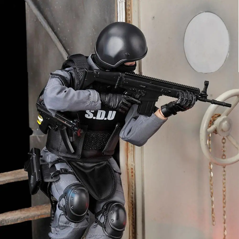 

12" Swat Soldier Figure 1/6 Scale Special Force Model 30 Movable Joints Pvc Action Figure Collectible Model Toys For Boys C L3v9