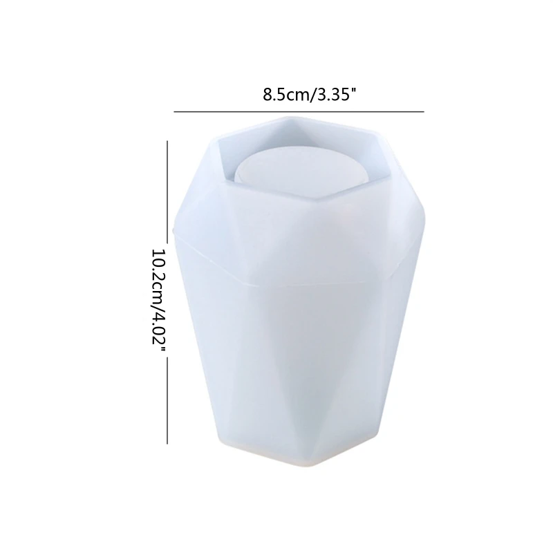 

Succulents Flower Pot Resin Silicone Mold Suitable for Diy Garden Concrete Flower Pot Candle Holder Crafts Home Decor