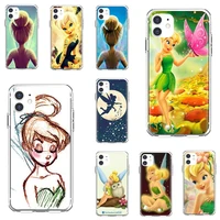 for iphone 10 11 12 13 mini pro 4s 5s se 5c 6 6s 7 8 x xr xs plus max 2020 silicone cover bag fairy tale tinker bell periwinkle