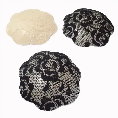 Women's Lace Breast Patch Silicone Invisible Breast Patch Anti-Bump Anti-Gloss Lace Small Nipple Patch