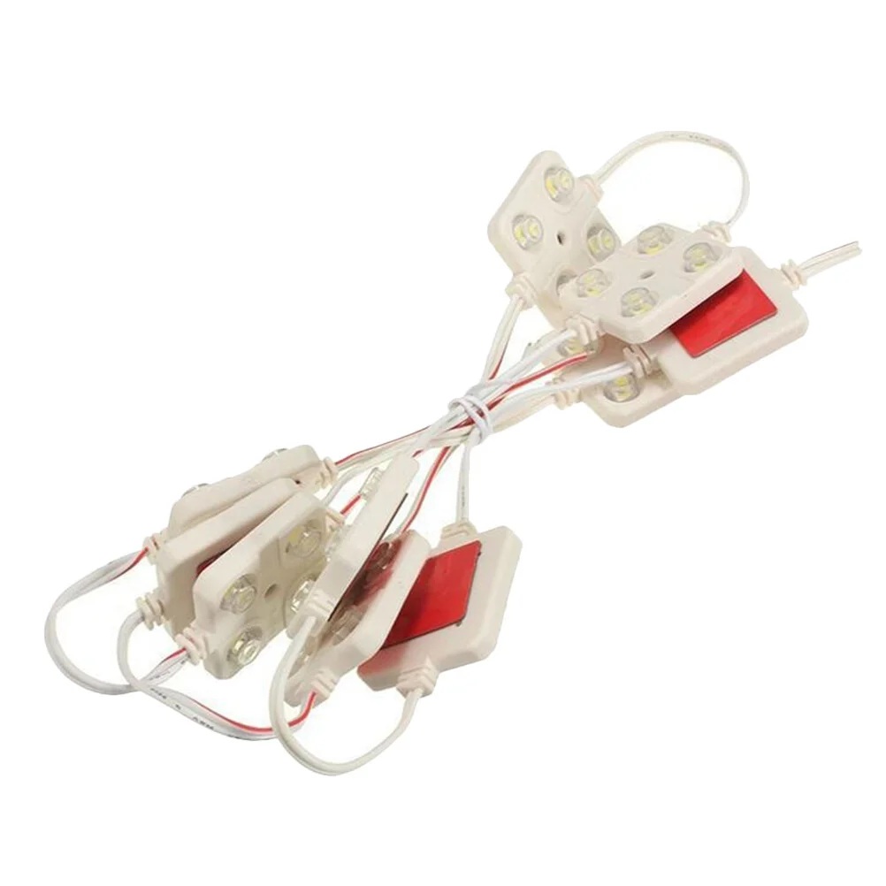 

10 Pcs LED Light Bulb Parts Ceiling Module Household Cabinet White Abs Car Interior Lights