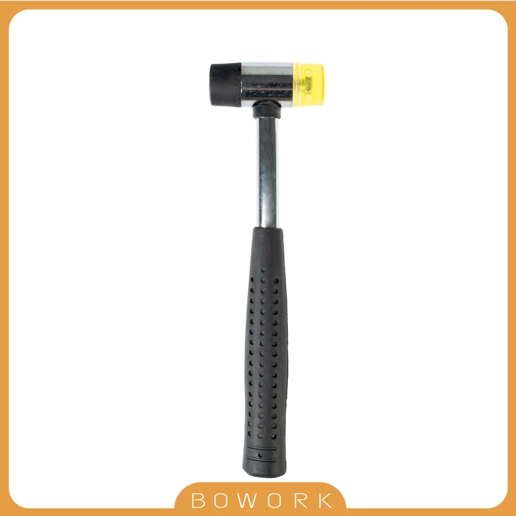 Двухсторонний Мягкий сенсорный молоток с черным пластиковым покрытием рукоятка с двойной головкой резиновый молоток ручной инструмент «сделай сам» инструмент для гитары Luthiers Двухсторонний Мягкий сенсорный молоток с черным пластиковым покрытием рукоятка с двойной головкой резиновый молоток ручной инструмент «сделай сам» инструмент для гитары Luthiers