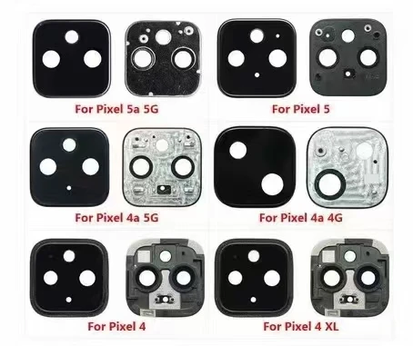 Стекло для объектива камеры Pixel4 оригинальное Google Pixel 4 / 4XL с держателем рамы