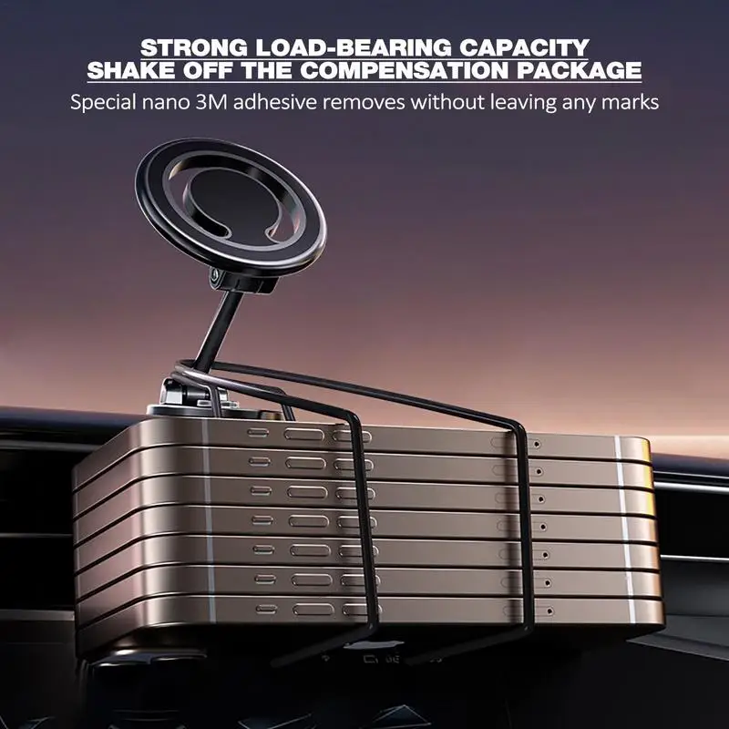 

1080 Degree Car Mounted Magnetic Suction Phone Holder Portable Dashboard Mount Adjustable Multifunctional For Mobile Tablet