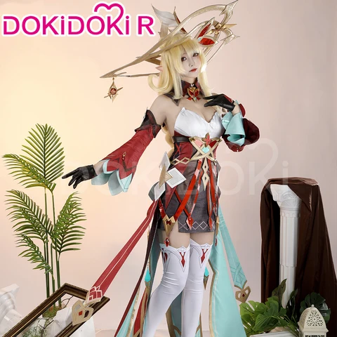 Косплей костюм Алиса Genshin Impact DokiDoki-R Klee женский
