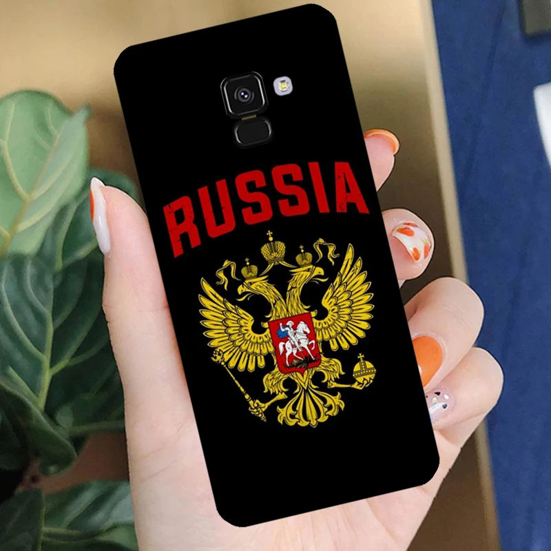 Чехол с гербами России для Samsung A9 A8 A7 A6 J8 J6 J4 Plus 2018 A3 A5 J1 2016 J5 J7 J3 2017 задняя крышка -