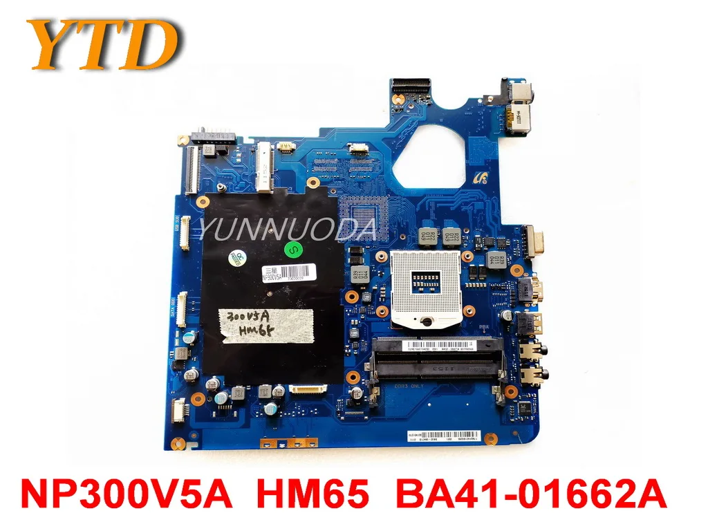 Original for Samsung  NP300V5A  laptop motherboard NP300V5A  HM65  BA41-01662A  BA92-08471A tested good free shipping