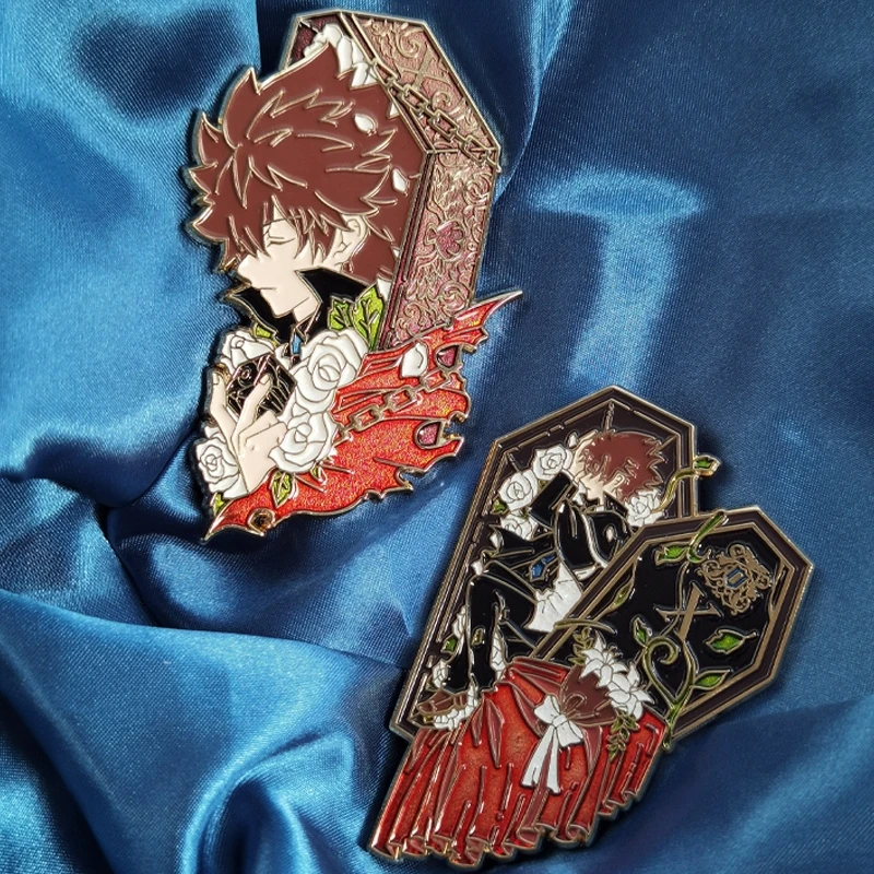 

Anime HITMAN REBORN! Sawada Tsunayoshi Metal Badge Button Brooch Pin Souvenir Collection Bag Clothes Decor Xmas Gifts