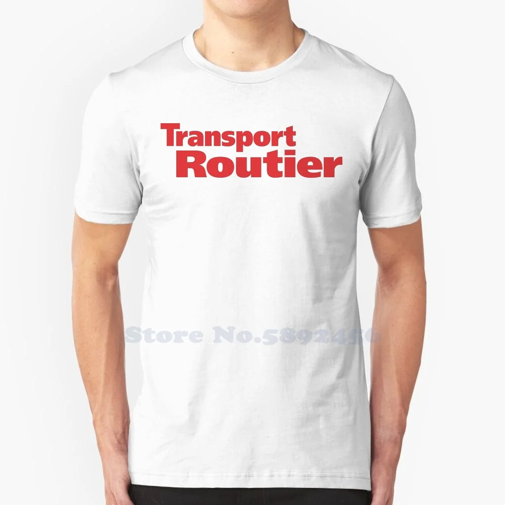 

Транспортировка по дороге, Повседневная Уличная одежда, футболка с принтом логотипа, графическая футболка из 100% хлопка