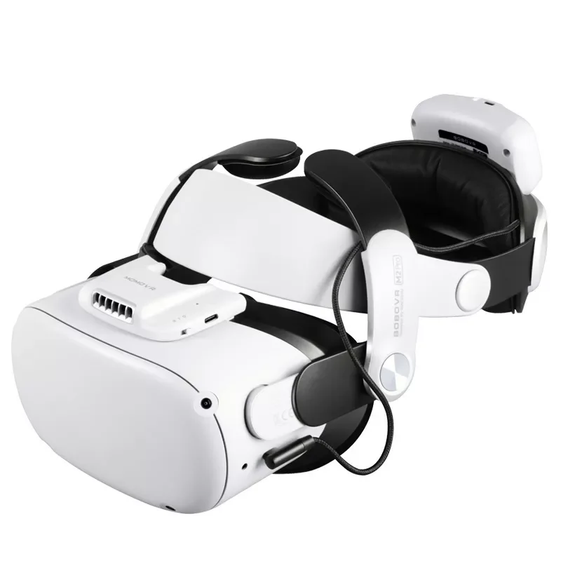

NEW M2 Pro Battery Strap for OCULUS Quest 2 Elite Strap B2 Battery Pack F2 Air Fan No Fog Interface C2 Carrying Bag Case