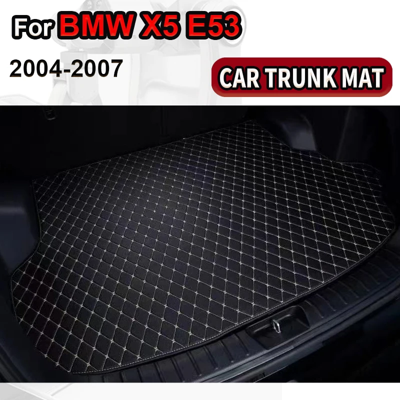 

Коврик для багажника автомобиля для BMW X5 E53, пять сидений, 2004, 2005, 2006, 2007, коврик для груза, внутренние части, аксессуары, крышка