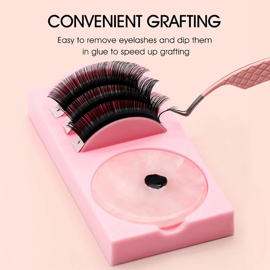 Многоразовый Зажим Для Наращивания Ресниц Пластиковая Платформа-органайзер