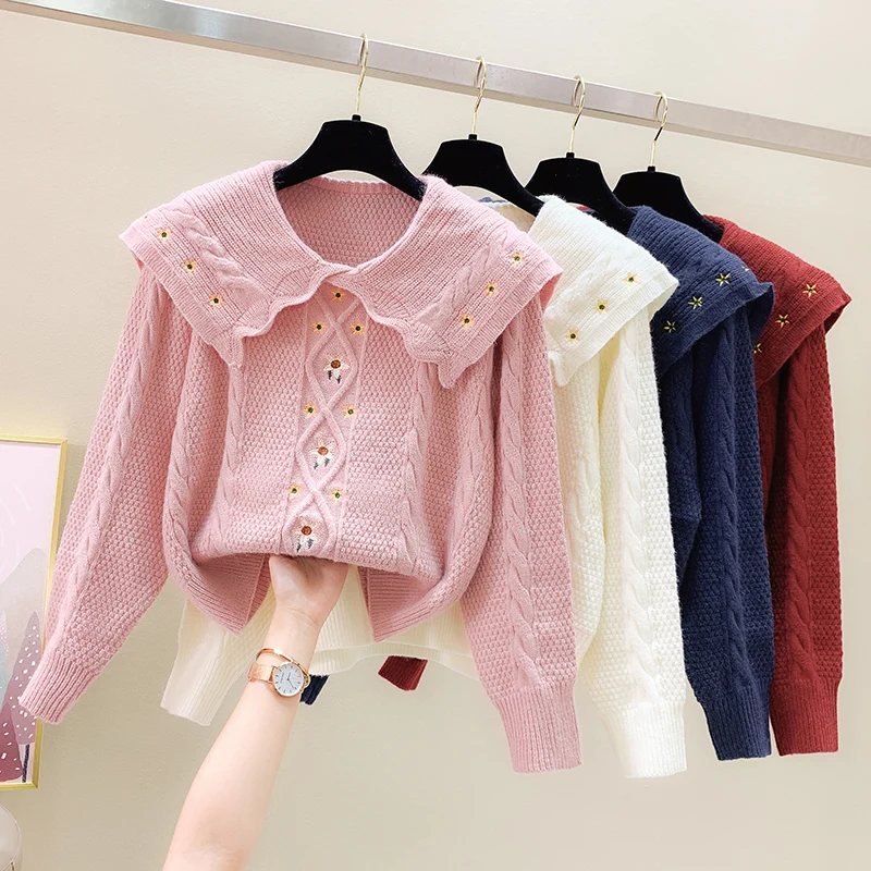 

Gentle wind restoring ancient ways with thick sweater female new winter loose baby get sweet inside take a sweater to wear