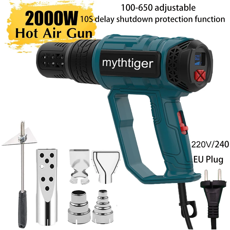 

Heat gun Air Dryer For Soldering Iron Hair Hot Air Dryer Thermoregulator Shrink Wrapping Gun Pneumatic Thermofan Thermal Blower