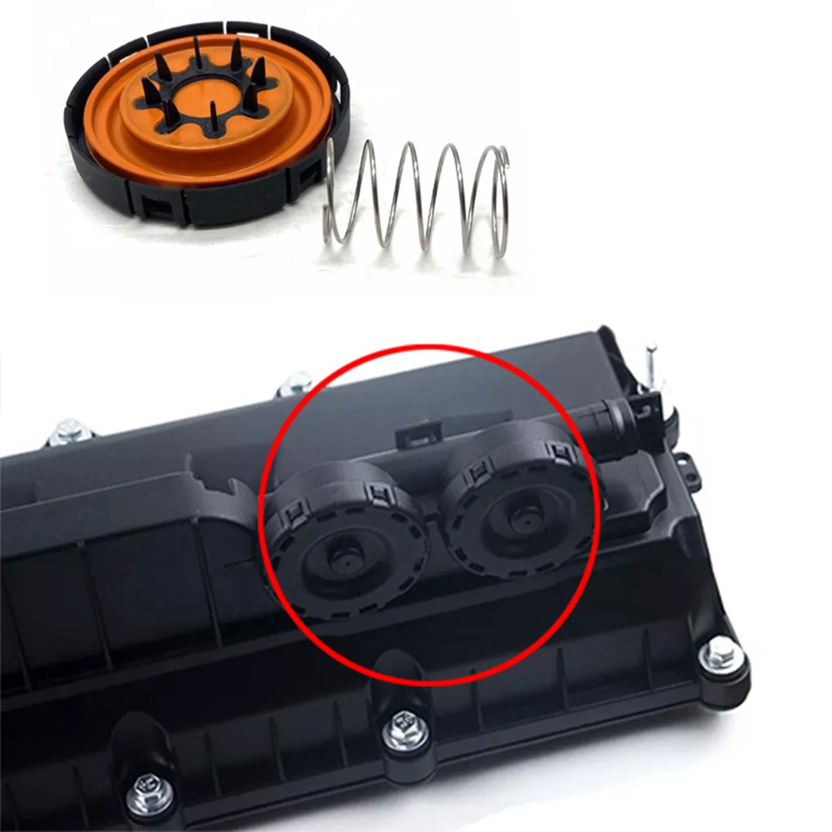 

Engine Cylinder Head Valve Cover Waste Valve Cover Valve Cover For Land Rover Discovery 5 Sport LR Velar LR133579 C2D60163