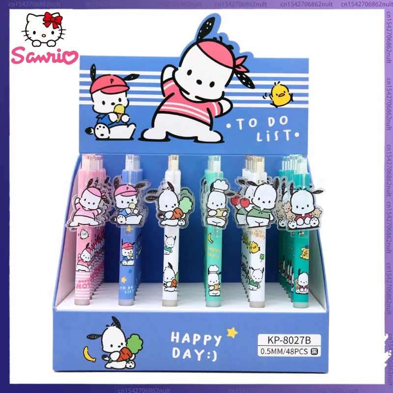 

Sanrio полачко гелевая ручка 48 шт. мультяшная кавайная нашивка ручка Студенты канцелярские принадлежности Принадлежности для письма милые школьные ранцы Подарки