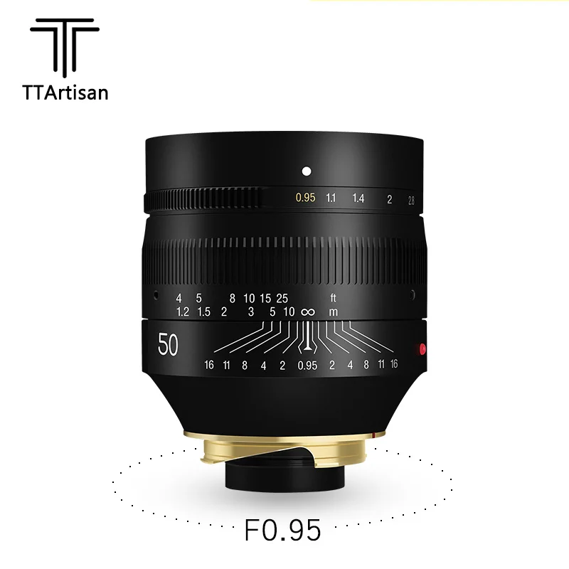 

TTArtisan 50mm F0.95 ASPH MF full frame large aperture camera Lens for Leica M mount camera M240 M3 M6 M7 M8 M9 M9p M10