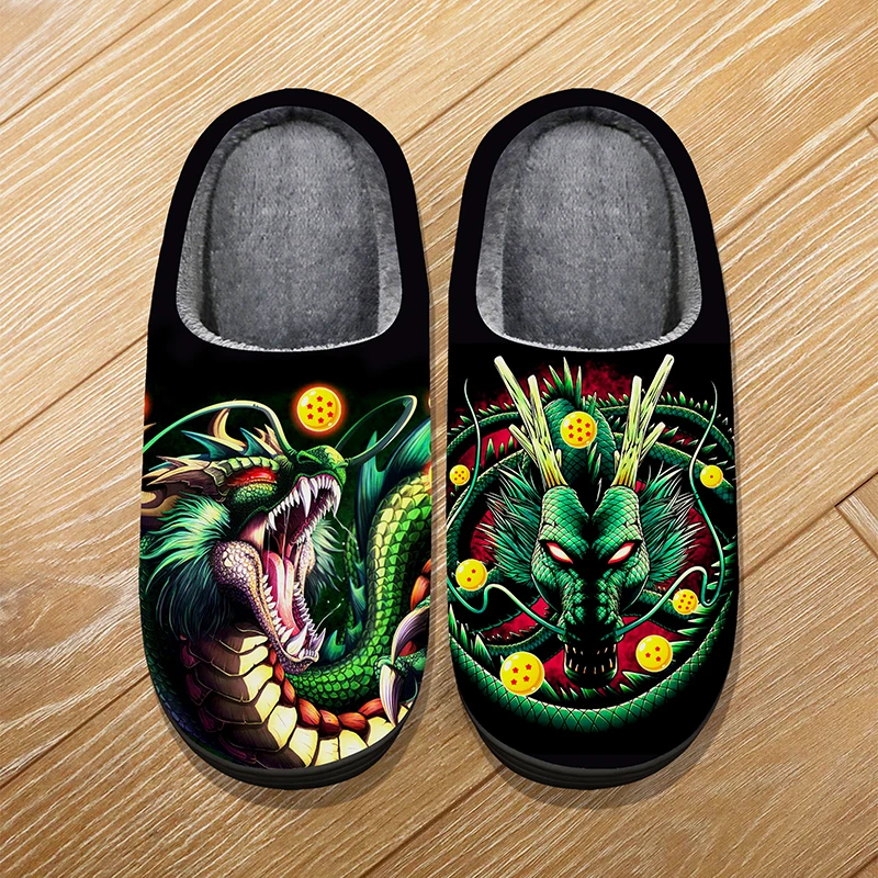 Зимние домашние мягкие теплые тапочки с героями мультфильмов на заказ для