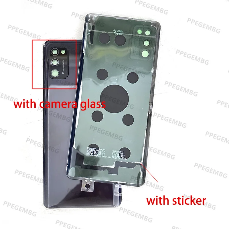 Для Samsung Galaxy A41 A415 SM-A415F Телефон Корпус Пластина Задняя Крышка Батарея Дверь Панель