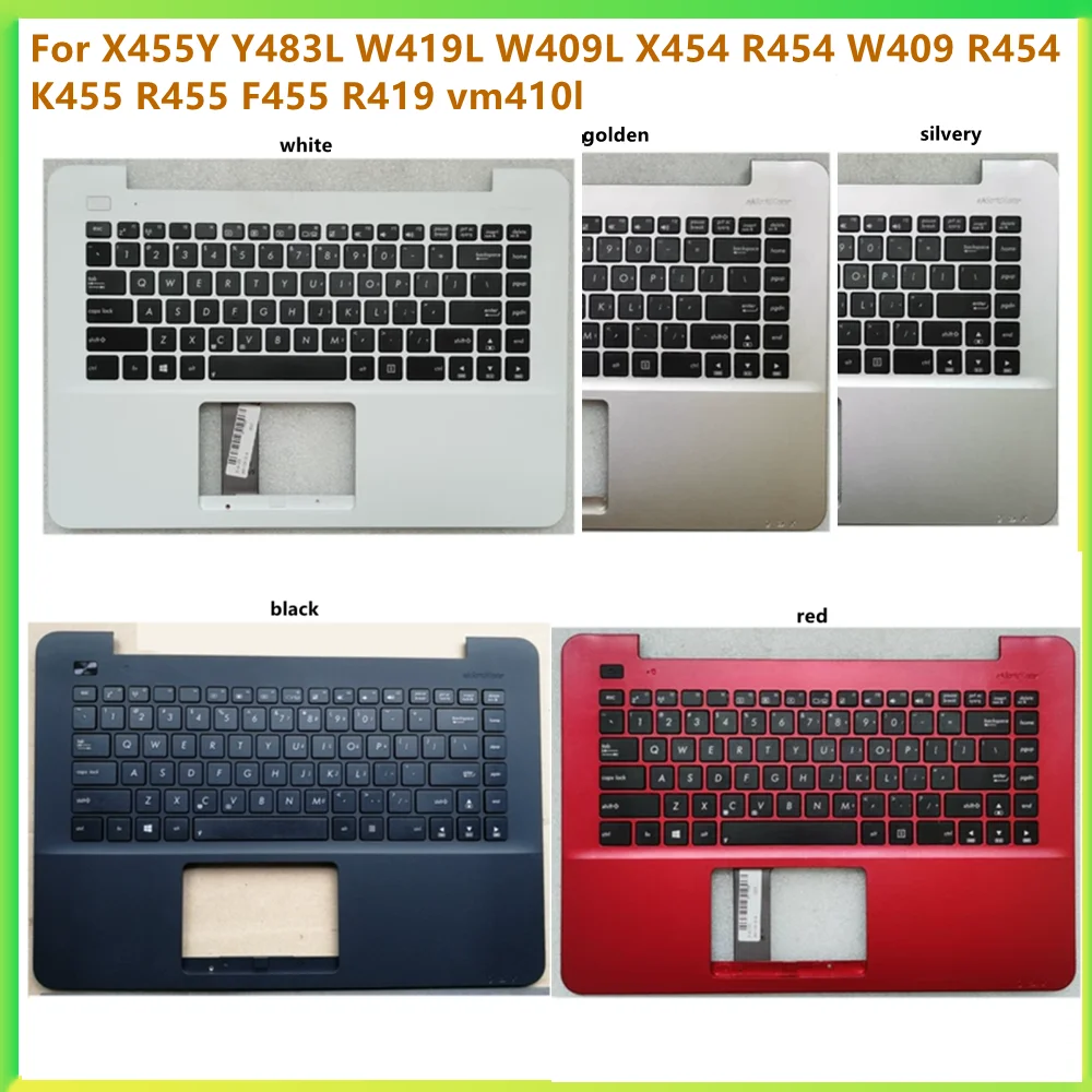 Новый верхний чехол для ноутбука верхняя крышка упора рук ASUS X455Y Y483L W419L W409L X454 R454