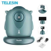 telesin auto face tracking stabilizer smart shooting gimbal 360 rotation vlog live video phone holder for gopro iphone samsung