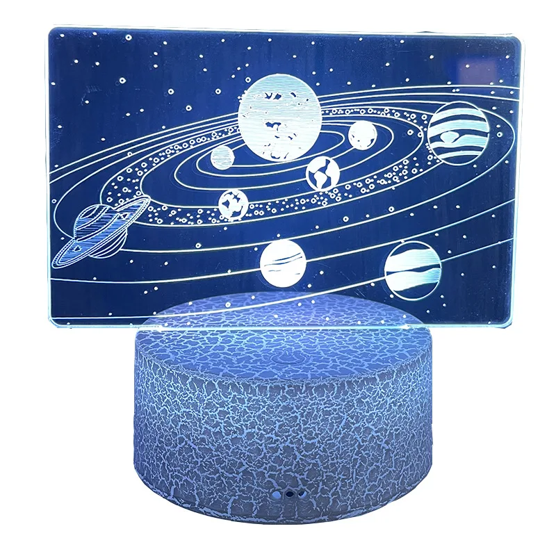 Креативная красочная акриловая светодиодная лампа только красивый ночной