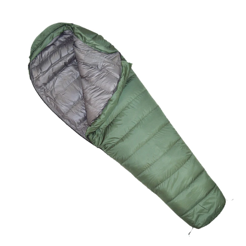 

Camping Adult Ultra Warm White Duck Down Sleeping Bag Mummy Style Sleeping Bag for Winter Temperatures 4 Thicknesses Available f