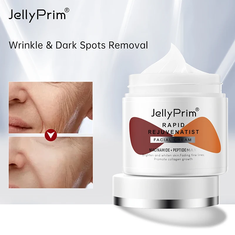 JellyPrim Face Cream Anti-wrinkle Acne Anti-Aging Dark Spot Remover Whitening Moisturizing Cream Korean Skin Care Cosmetics
