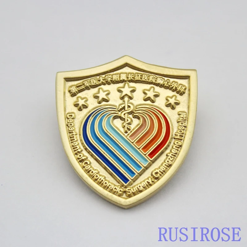 Металлический значок на заказ булавки для аксессуаров костюма с логотипом