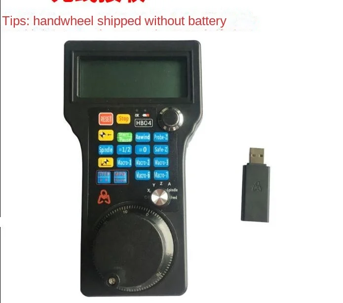 

Free Shipping, New Wireless USB MPG Pendant Handwheel Mach3 For CNC Mac.Mach 3, 4 axis Controller