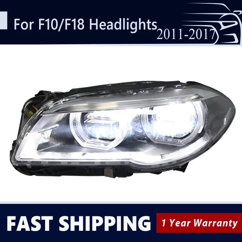 

Headlight For F10 F18 528i 530i 535i LED Headlights 2010-2016 Head Lamp Car Styling DRL Signal Projector Lens Auto Accessories