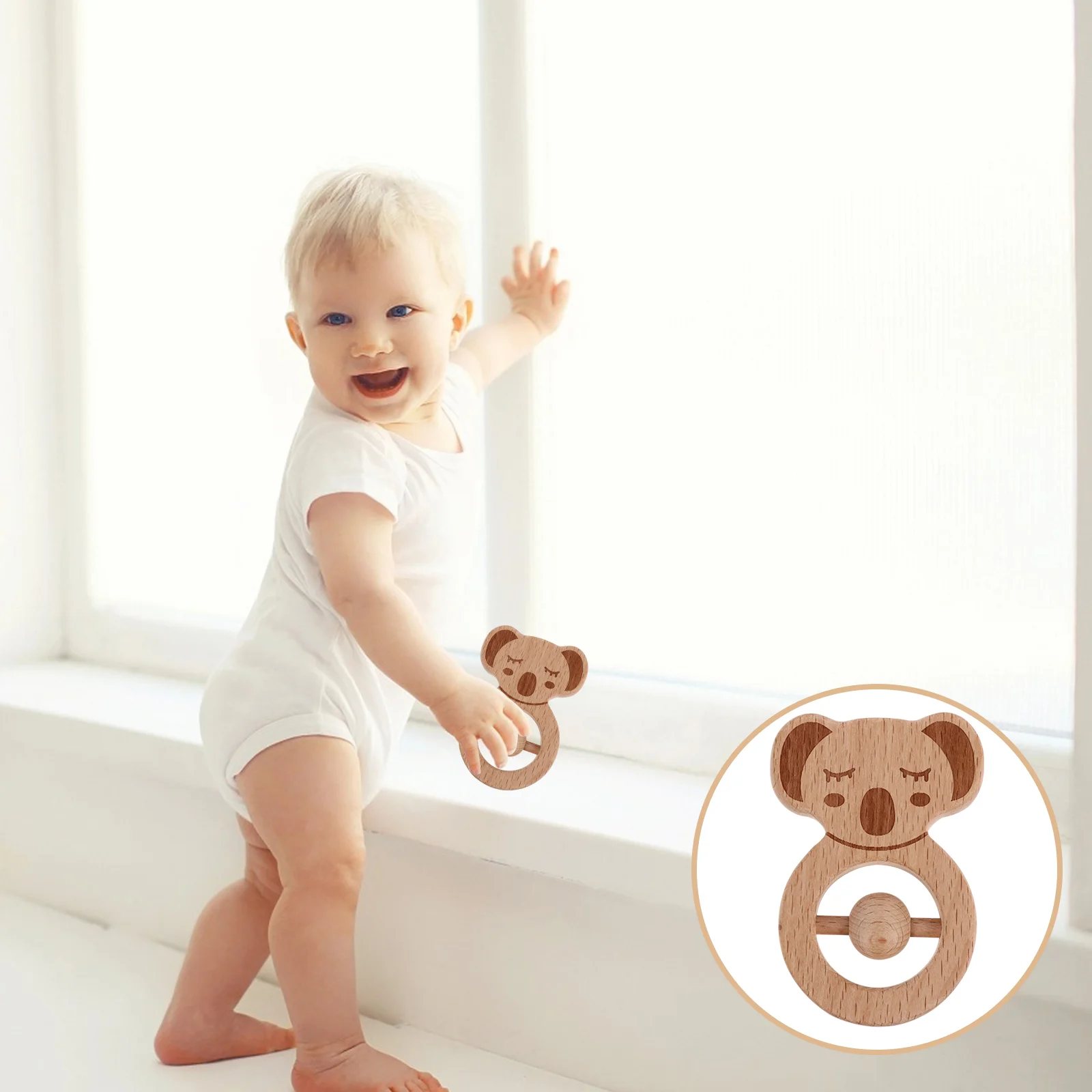 

1Pc Teether Lovely Koala Shape Teeth Grinding Baby Teething For Toddlers Baby