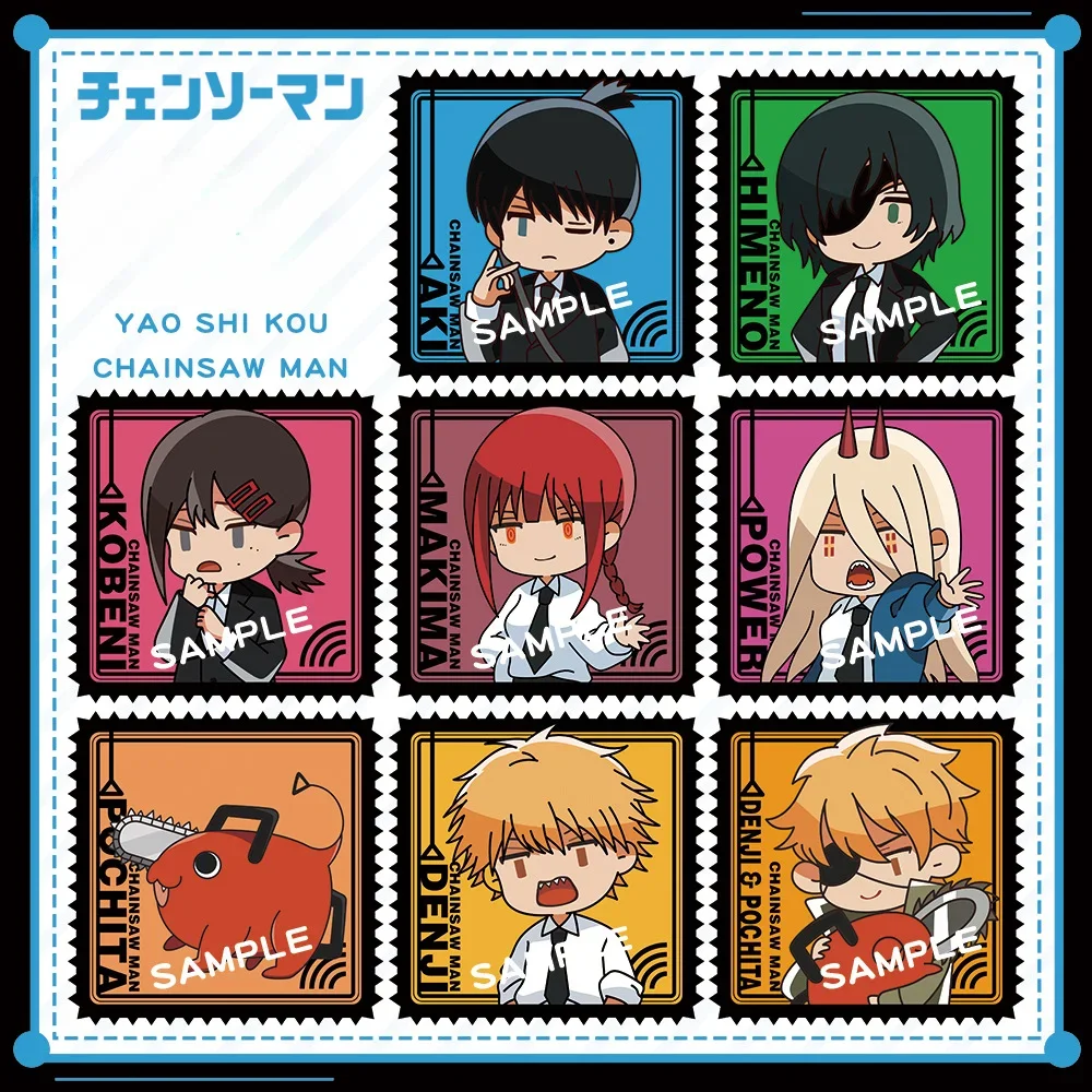 Фигурка аниме Denji Pochita Hayakawa Aki Makima брелок для ключей модный HD узор акриловый модная