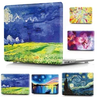 charm oil printing women mens laptop cover hard shell cover case for macbook m1 chip pro 13 3 a2338 pro 13 touch bar a1278 a2251