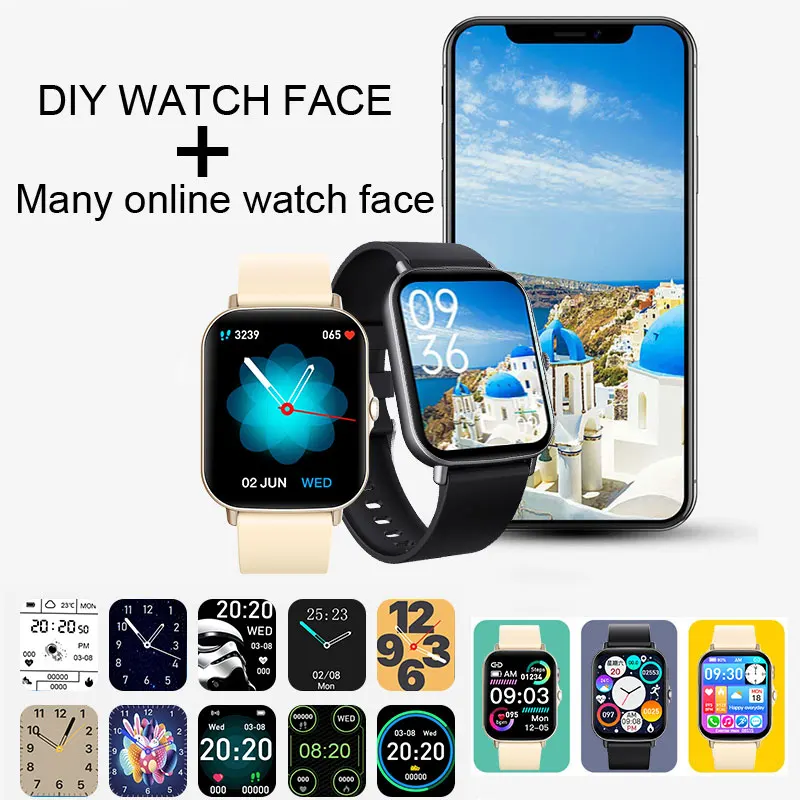 Смарт-часы с Bluetooth и фитнес-трекером для Android iOS |