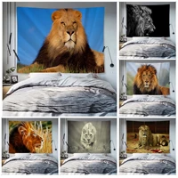 cool lion colorful tapestry wall hanging wall hanging decoration household home decor