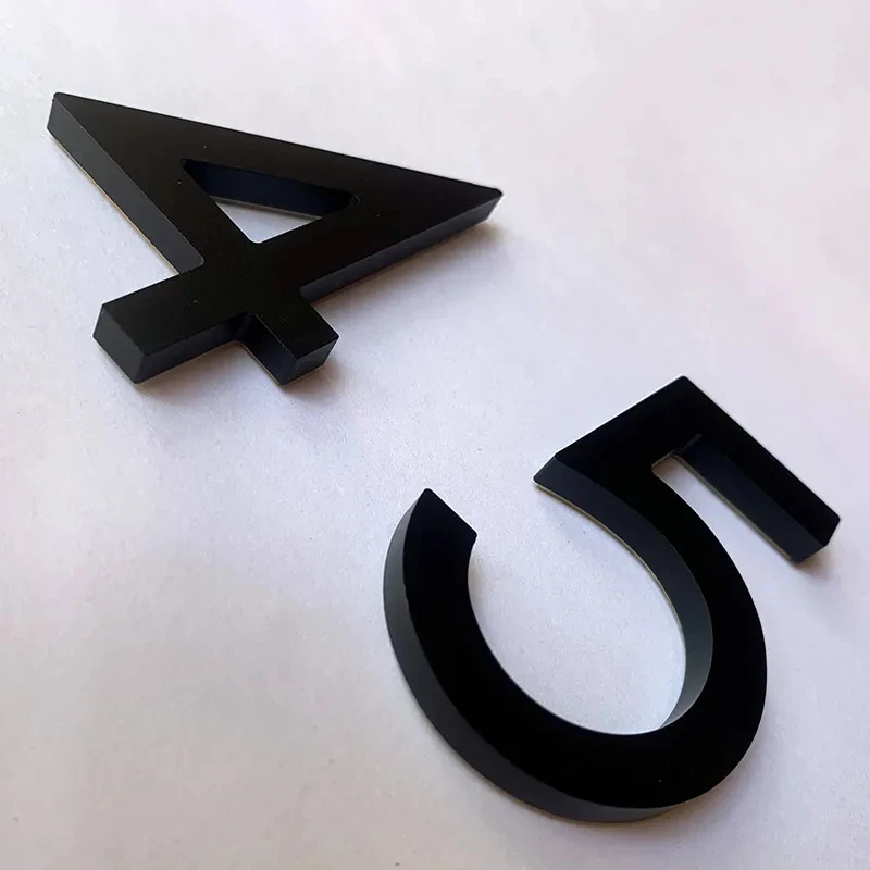 Персонализированный лазерный резной акриловый 3D строительный арт с цифрами для