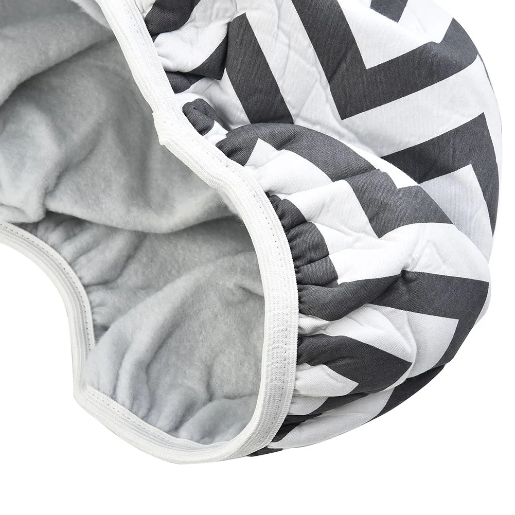 

150x50cm Ironing Board Cover Gray White Striped Cotton Thicken Resistance Universal Reflect Heat Non-Slip Ironing Pad