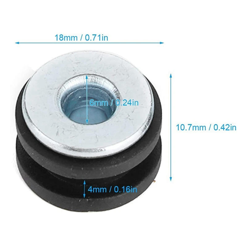 Комплект резиновых втулок для мотоцикла 40 шт. болты лобового стекла Honda Yamaha Suzuki