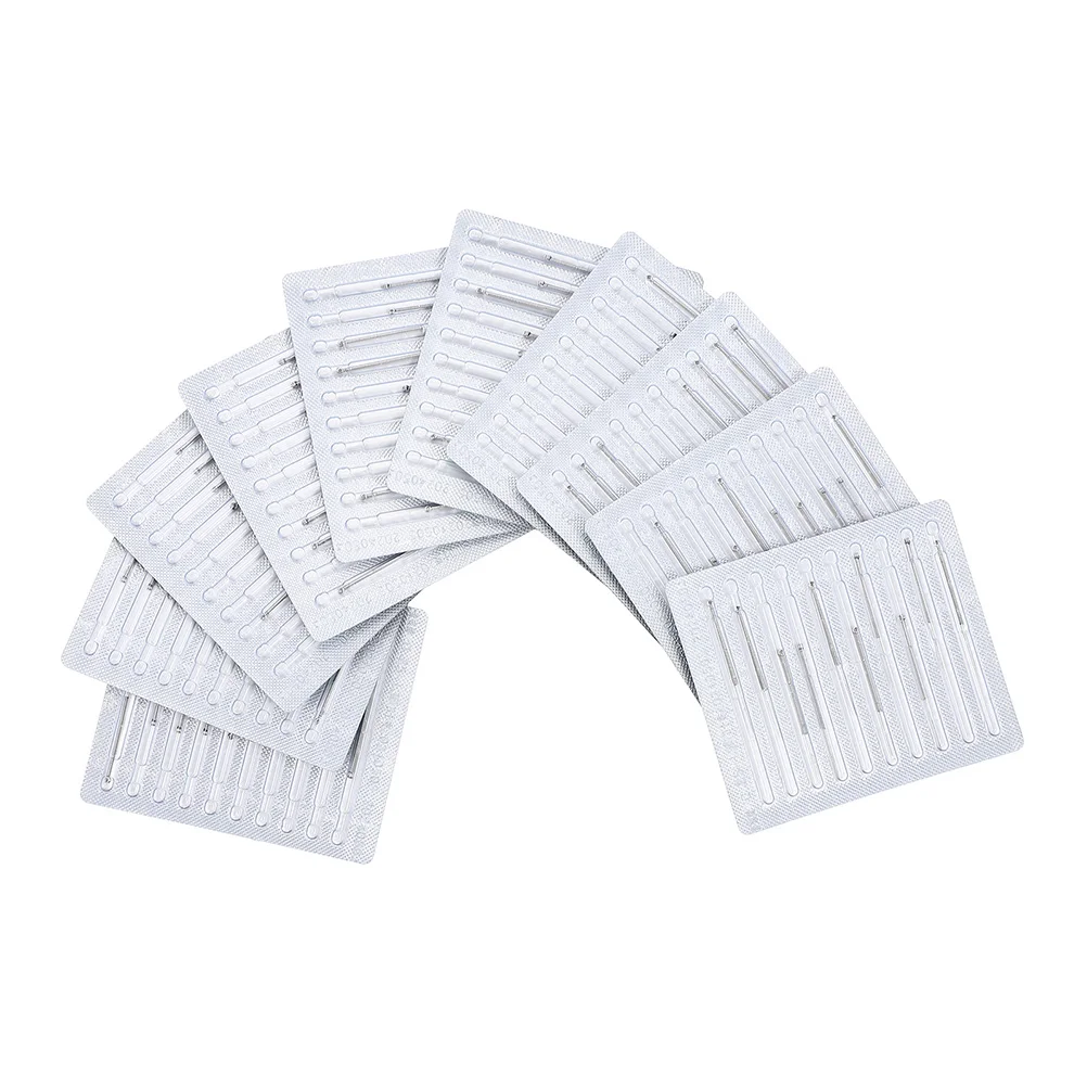 

100 шт., иглы из нержавеющей стали для иглоукалывания