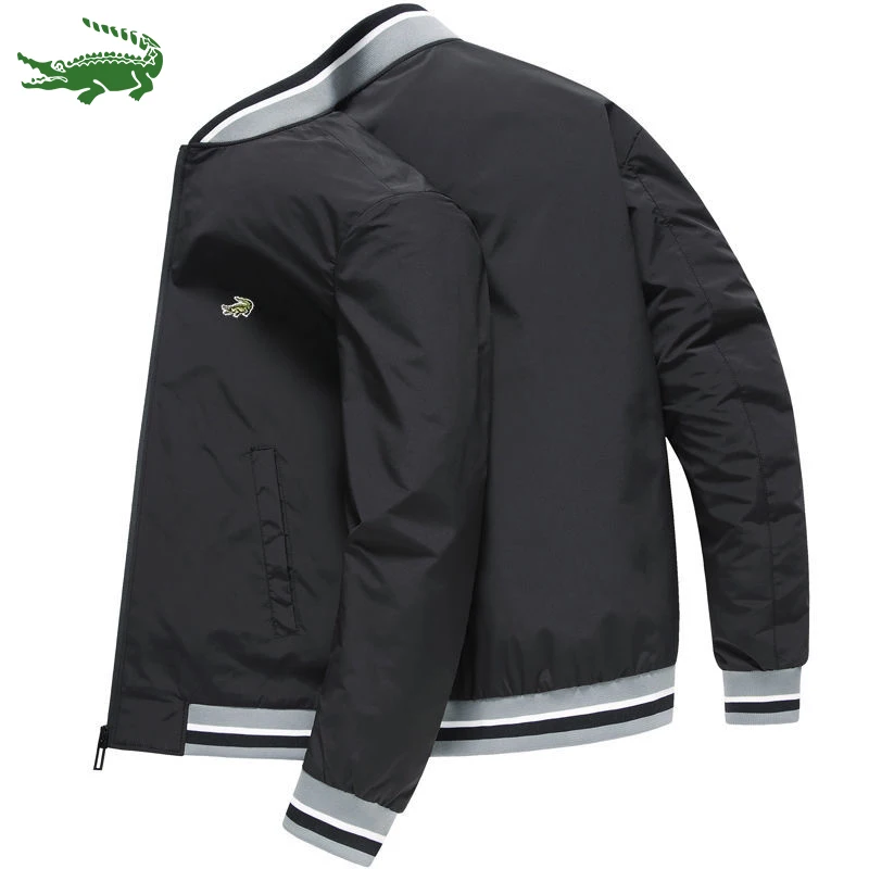 

High quality men's business casual jacket jacket sports stand collar zipper outdoor jacket coat windbreaker