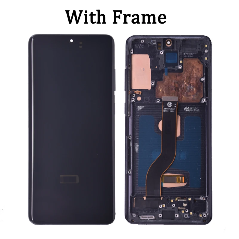 Фото 100% протестированный 6,7-дюймовый AMOLED-дисплей для Samsung S20 PLUS LCD G985 G985F G985F/DS G986 с дигитайзером отпечатков пальцев в сборе №3
