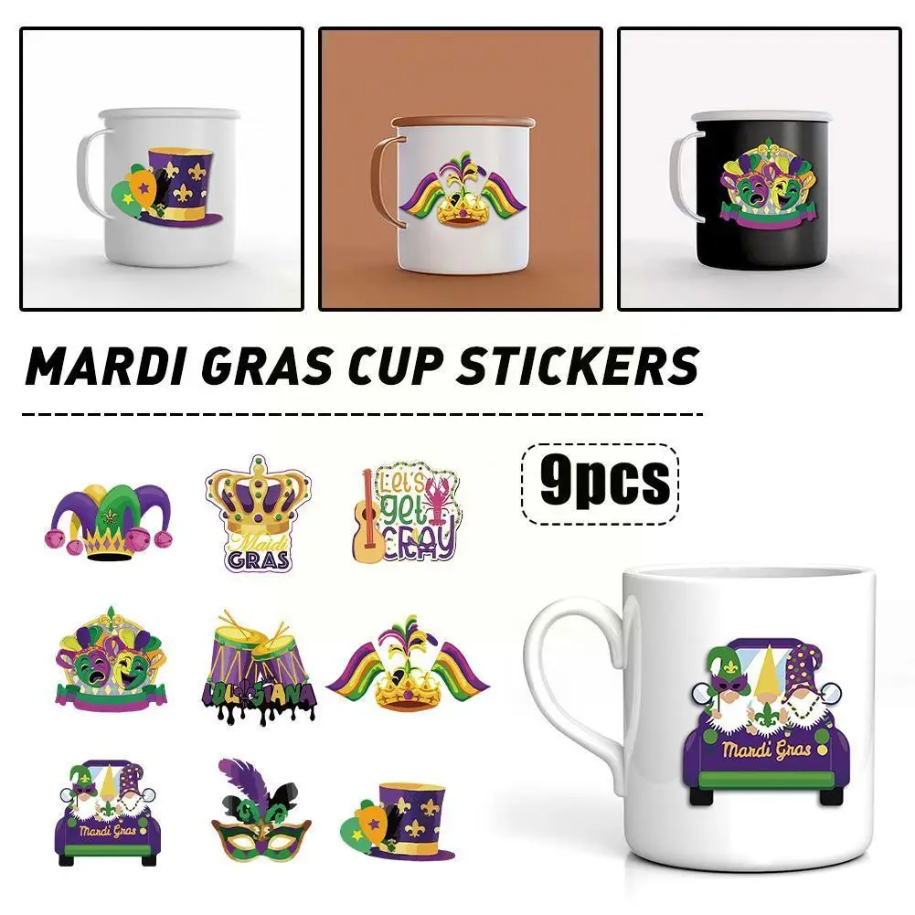 

Mardi Gras Carnival Iron-on Transfer For Clothing Patches Mardi Gras Party Diy Washable T-shirts Thermo Sticker Appliques D S9e1