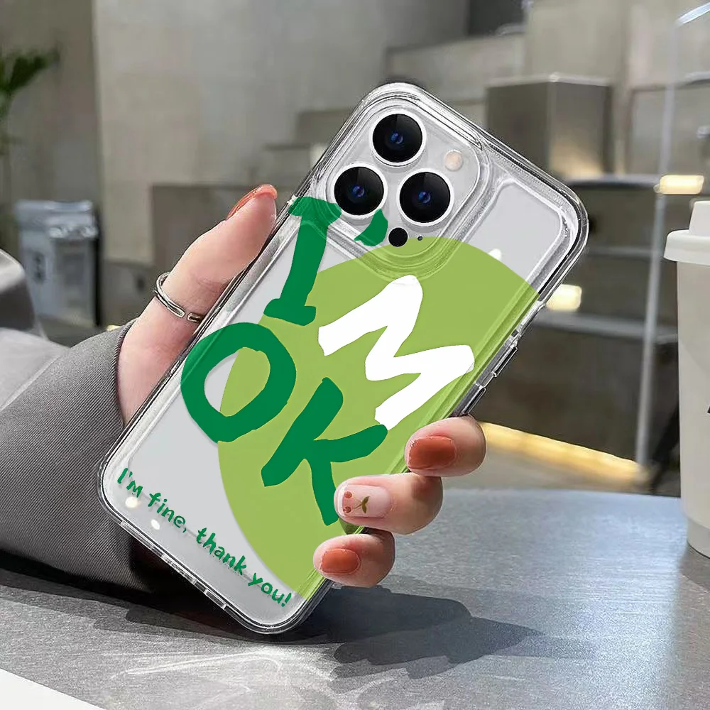 Чехол для телефона Iam OK Samsung Galaxy S24 Ultra Funda S23 FE S22 S21 S20 S10 Plus A73 5G A72 A71 A70 мягкие