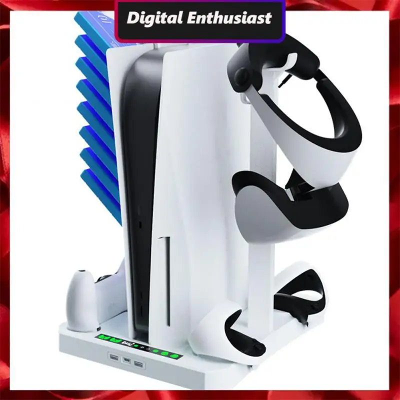 

Vertical For Cooling Base New Storage Rack For Psvr2/ps5 Game Disc/helmet For Ps5 Charging Dock For Ps5 Hot Ps5 2023