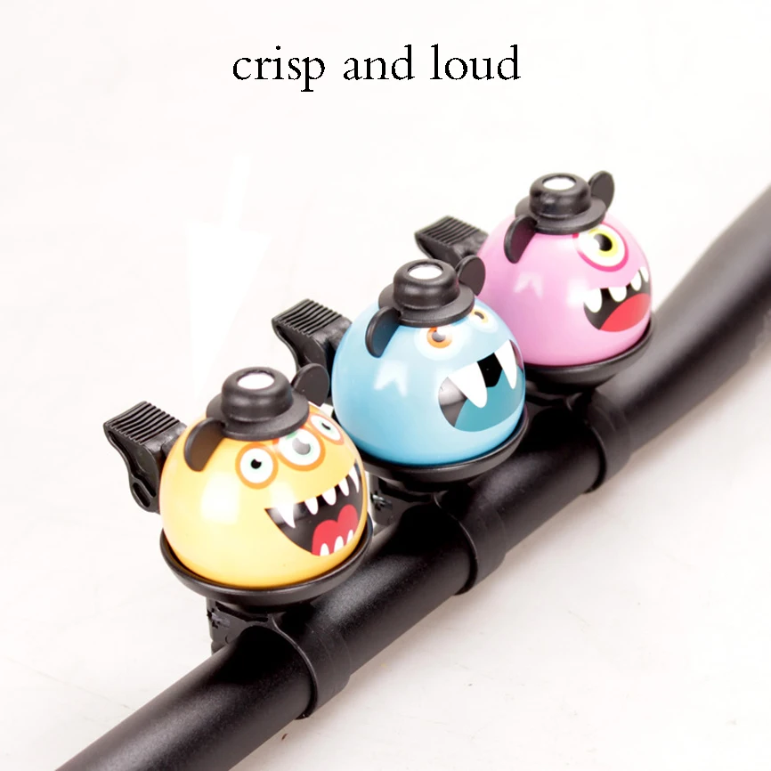 

New Monster bell bike horn scooters creative cartoon bicycle bell high decibel riding folding bicycle mountain bike accessories