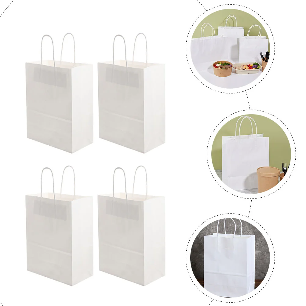 White Gift Paper Party Birthday Favor Retail Treat Wedding Business Goodie Kraft Shopping Easter Craft Free shipping items