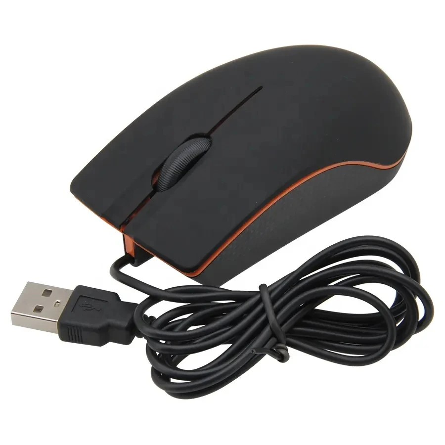 

Мышь Компьютерная Проводная с матовой поверхностью и USB-портом
